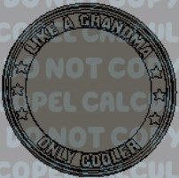 Grandma (inserts for 4" round)