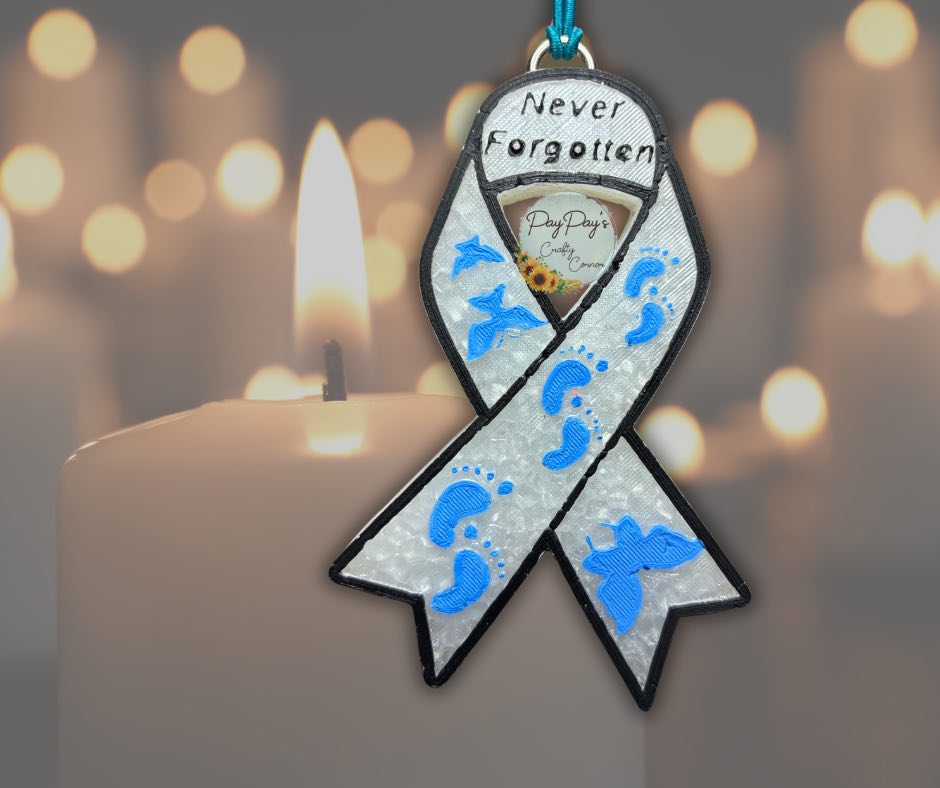 Miscarriage/child loss Awareness Ribbon