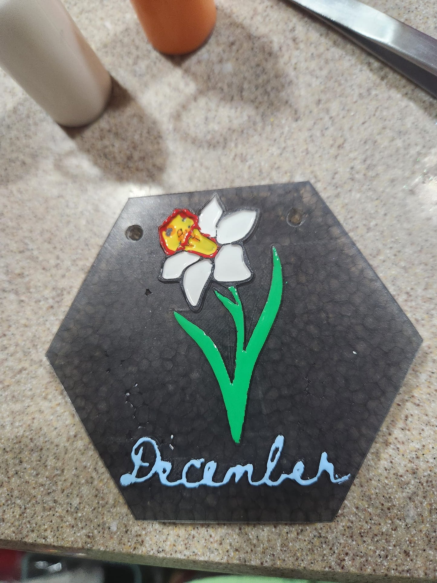 Birth Month Flowers (inserts for hexagon mold)