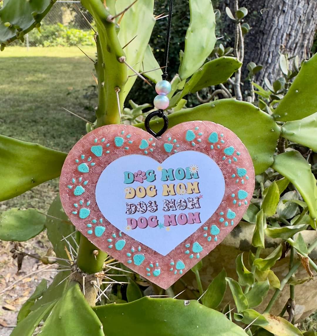 Paw Print Heart Frame