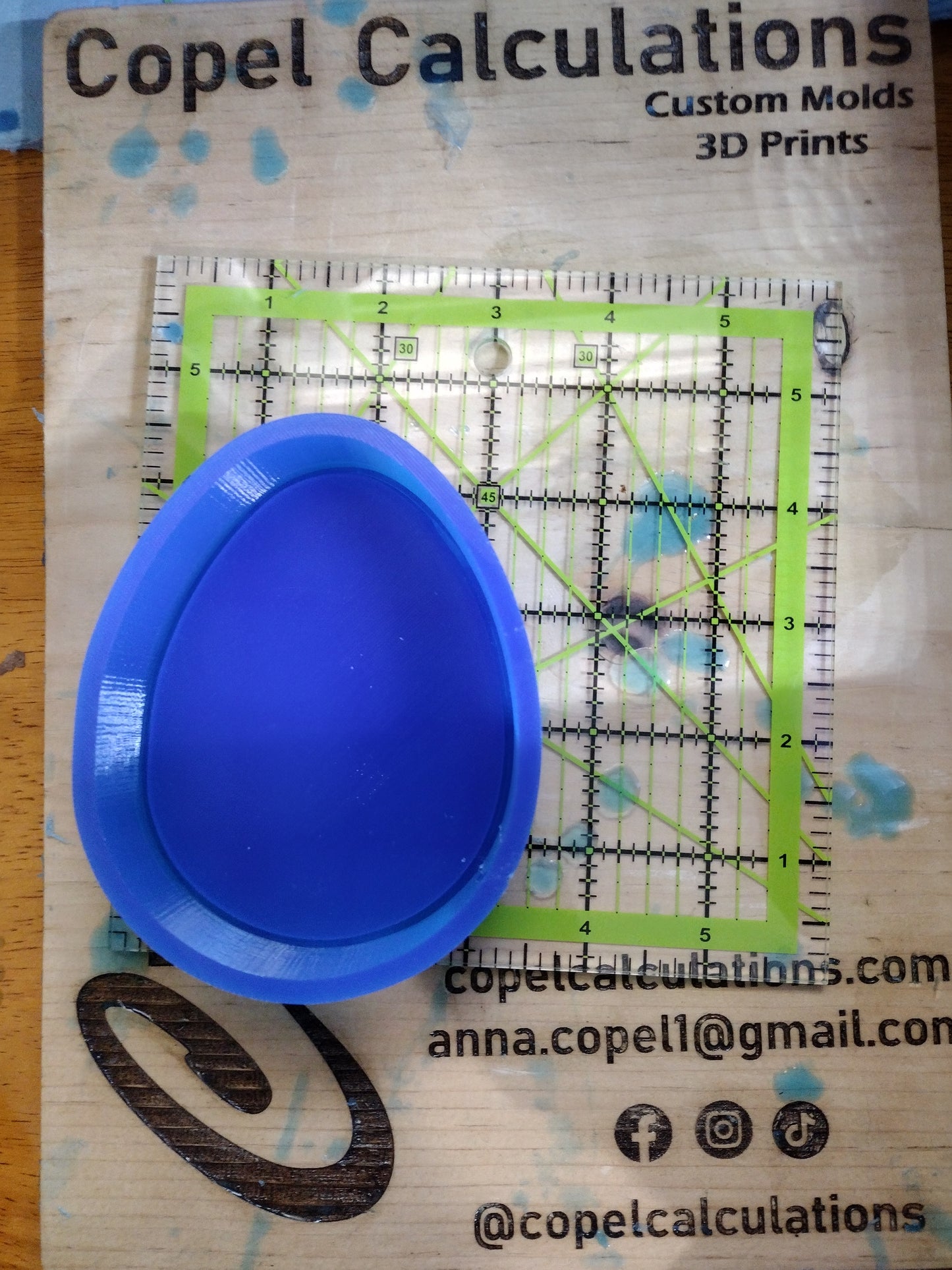 Easter Egg Shaker Mold