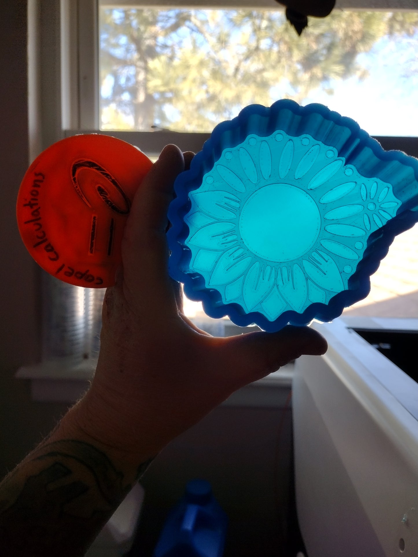 Turquoise Concho Sunflower