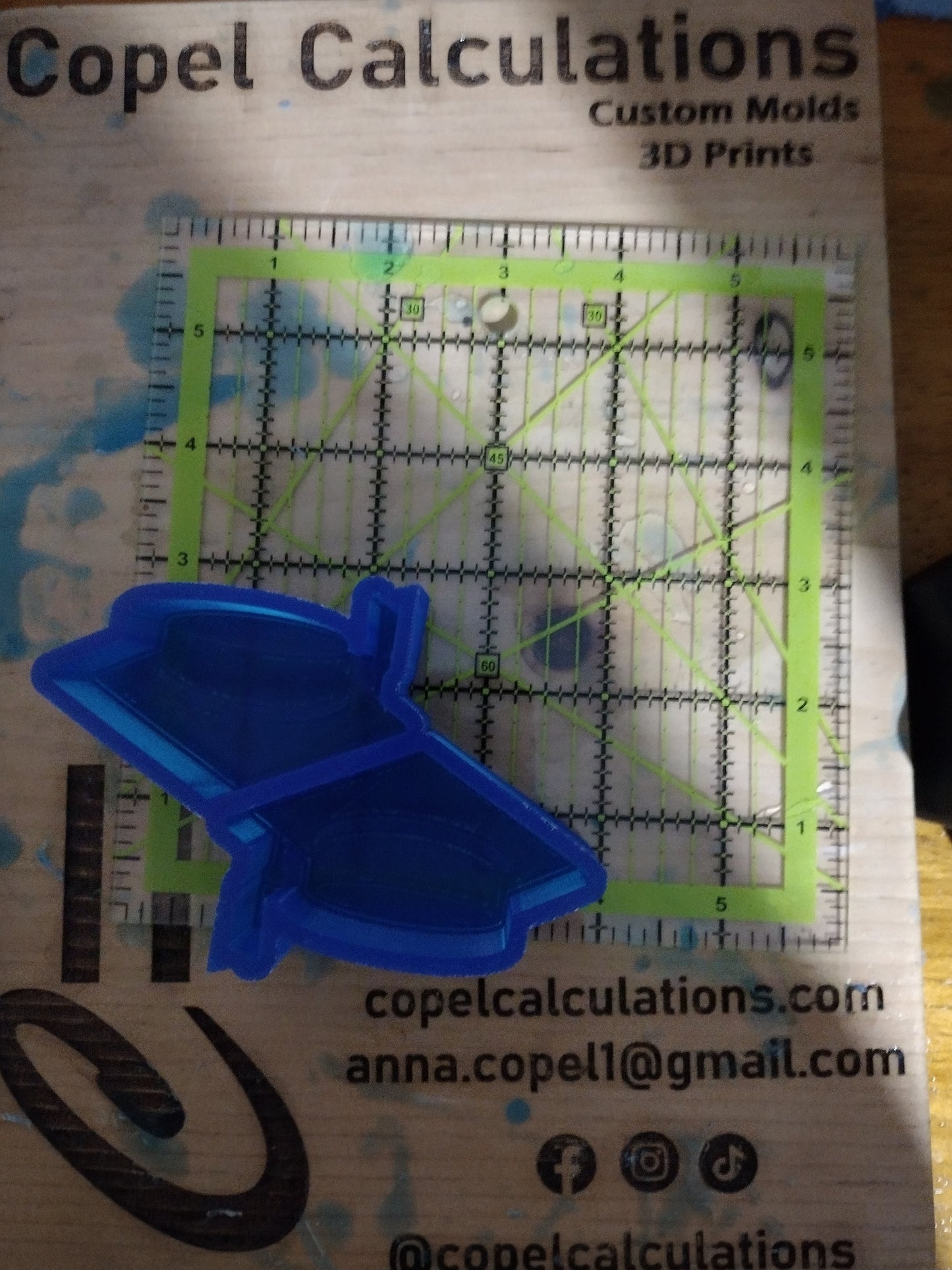 Graduation Cap Shaker Mold (with Inserts)