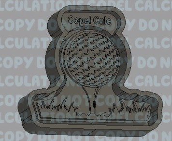 Golf Ball and Tee