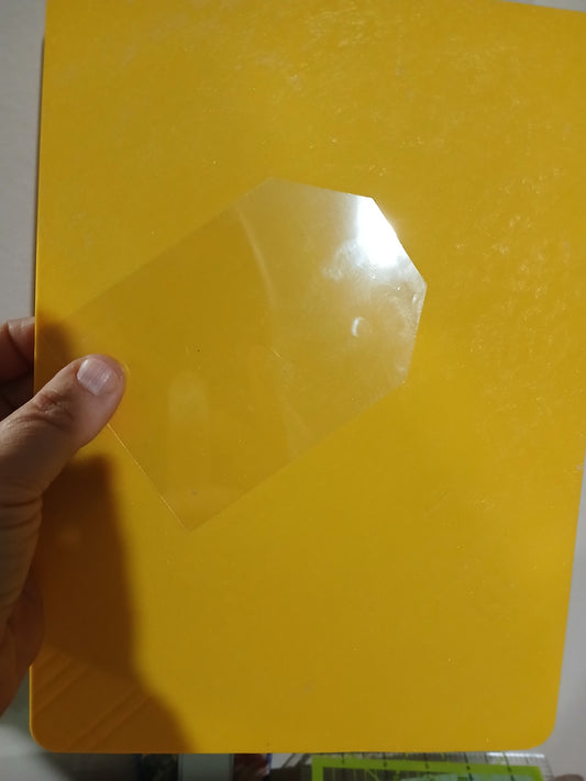 Plastic Sheets for Gift Tag Shaker Mold